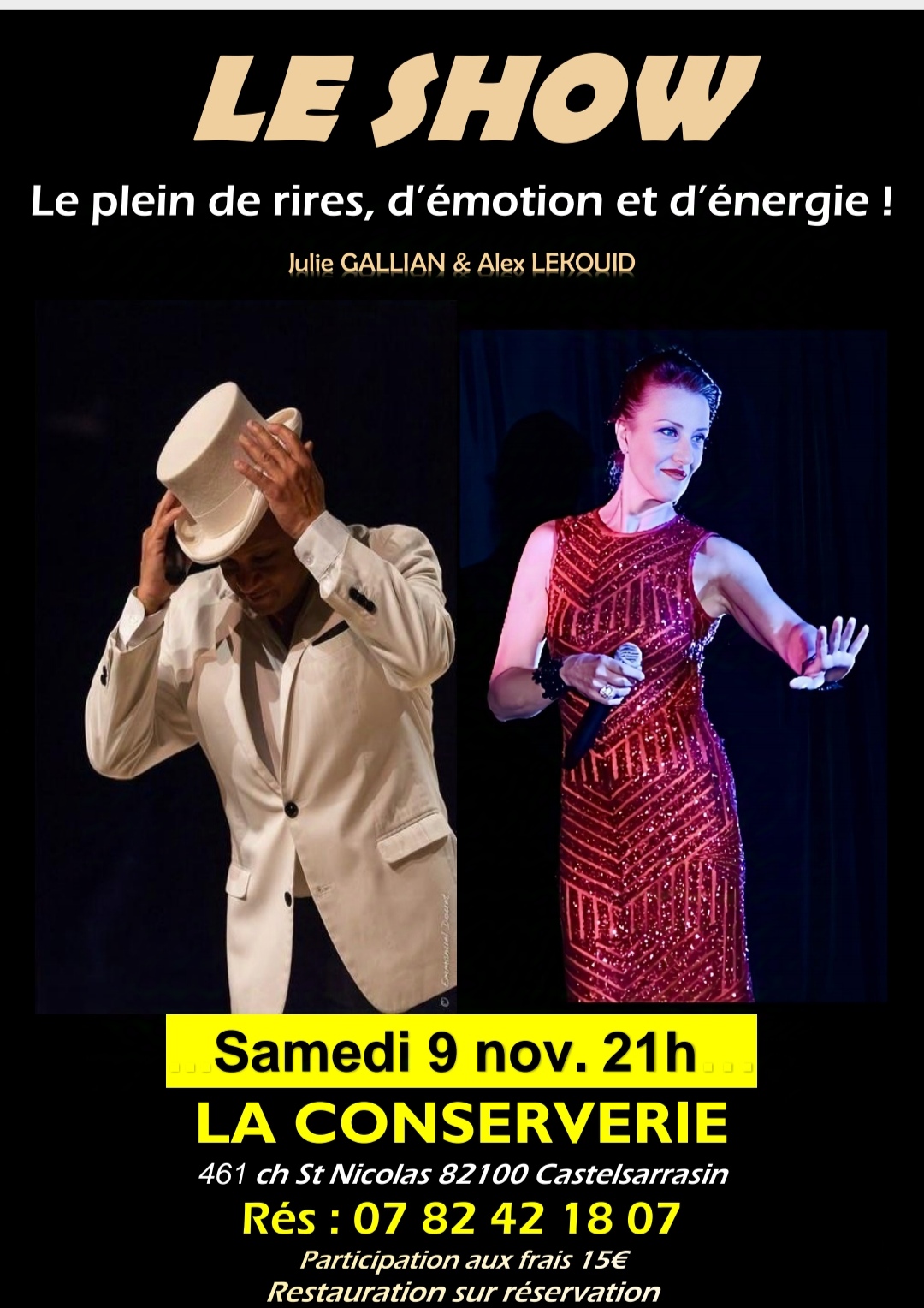 Concert Samedi 9 novembre à La Conserverie à Castelsarrasin